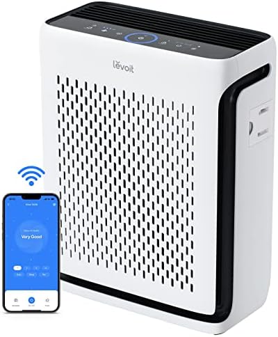 LEVOIT Air Purifier for Home Pets Bedroom Dorm Room Washable Pre-Filter
