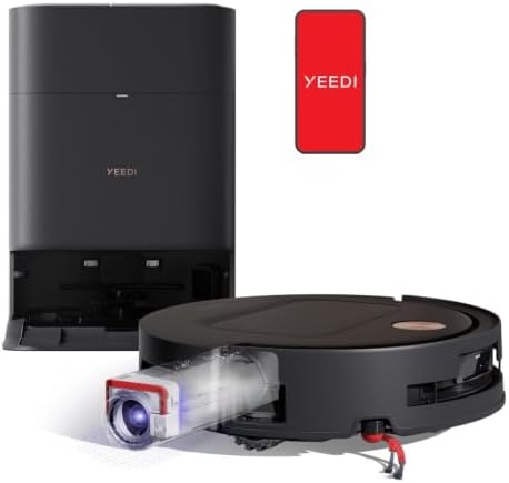 Yeedi by ECOVACS M14 Plus Robot Vacuum and Mop, OZMO Roller Mopping, White