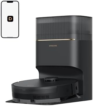 dreame D20 Pro Plus Robot Vacuum and Mop, Detangling DuoBrush for Pet Hair