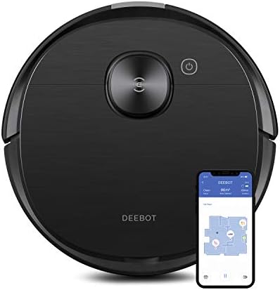 ECOVACS Deebot T8 AIVI Robot Vacuum Cleaner for Floors,Carpet, Vacumming and Mopping in One-Go, Laser Mapping, Smart AI Object Recognition, On-Demand Live Video, Custom Clean, 3+ Hours of Ru
