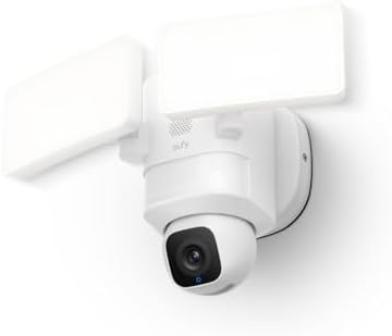 eufy Security Floodlight Camera E30, 2K, AI Detection & Tracking, Outdoor