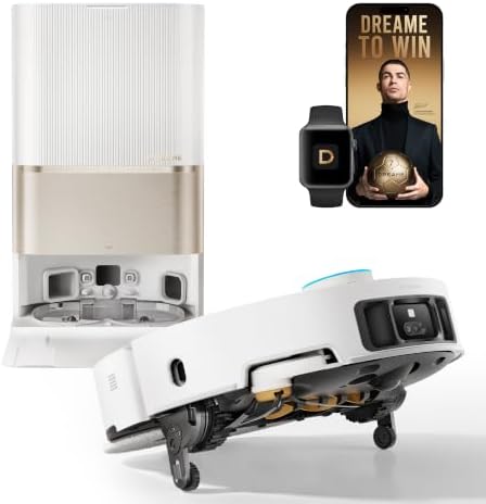 dreame L60 Pro Ultra Robot Vacuum and Mop, 3.47in (8.8cm) Obstacle Crossing