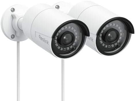 REOLINK PoE Security Camera RLC-510A(Pack of 2), 5MP Home Surveillance